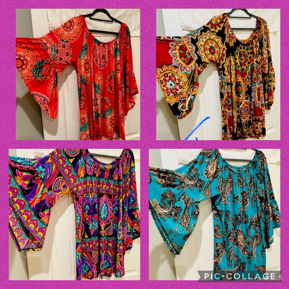 Boutique Tunics - 4 Piece Bundle